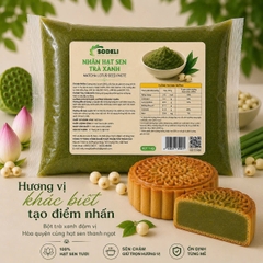 SODELI - Nhân Hạt Sen Trà Xanh - Gói 1kg