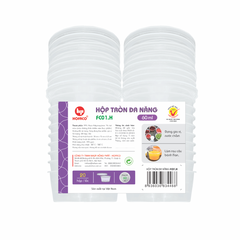 Hộp Tròn Đa Năng 60ml Hofaco - Lốc 20c (FC01.H)