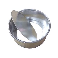 Khuôn Nhôm TRÒN Đế RỜI - Size 14cm (cao 8cm) (TRR14)