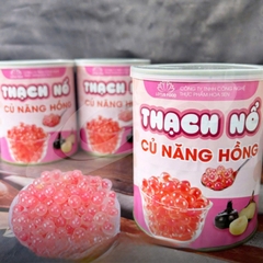 Thạch Nổ Củ Năng HỒNG LOTUS FOOD - Lon 850gr