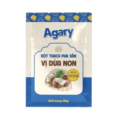 Bột Thạch Pha Sẵn AGARY vị DỪA NON - Gói 150gr