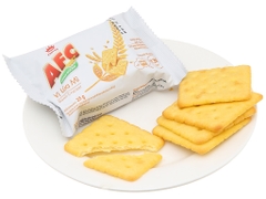 Bánh Quy AFC Cracker vị LÚA MÌ - Hộp 172gr (8 gói x 21.5gr)