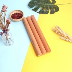 CGT283 - Cây lăn cán bột gỗ TRÒN TRƠN - Size 28x3cm