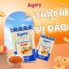 Bột Thạch Pha Sẵn AGARY vị ĐÀO - Gói 150gr