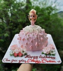 Búp Bê CHIBI 18cm trang trí bánh (không quần áo) - 1 con