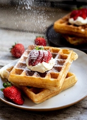 Bột trộn sẵn bánh WAFFLE BRUSSEL Fancy's - Gói 1kg