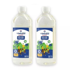 Dầu Dừa TINH KHIẾT ORGANIC 100% VIETCOCO Premium - Chai 250ml