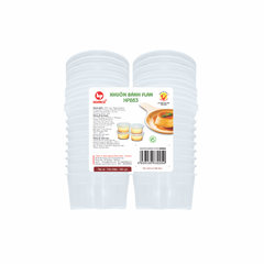 Khuôn Bánh FLAN TRÒN Hofaco - Lốc 20c (HPB83)