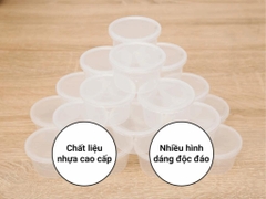 Khuôn Bánh FLAN TRÒN Hofaco - Lốc 20c (HPB83)