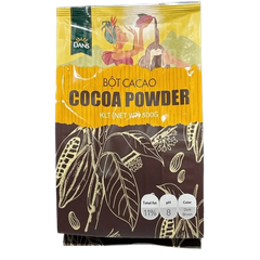 Bột Cacao ĐẮNG DANS - Gói 500gr (30 gói giảm 3k/1 gói)