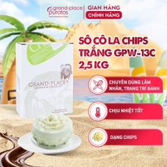 Socola Compound CHIP TRẮNG W13C Puratos - Hộp 2.5kg