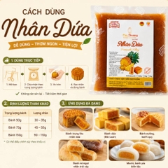 PTFOOD - Nhân Trung Thu KHÓM/DỨA SỢI Đài Loan - Gói 1kg