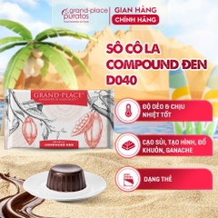 Socola Compound Thẻ ĐEN D40 Puratos - Thẻ 1kg