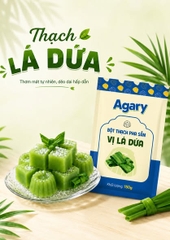 Bột Thạch Pha Sẵn AGARY vị LÁ DỨA - Gói 150gr