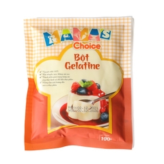 Bột Gelatine MAMA'S CHOICE Pháp 250 bloom - Gói 100gr
