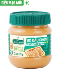 Bơ Đậu Phộng MỊN Golden Farm - Hủ 170gr