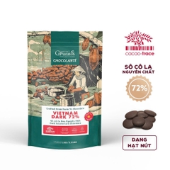 Socola Nguyên Chất NÚT ĐEN 72% Asia Puratos - Gói 1kg