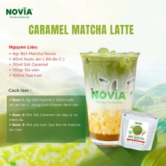 Bột Trà Xanh Matcha MŨ XANH NOVIA - Gói 100gr