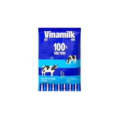 Sữa tươi tiệt trùng Vinamilk 100% ÍT ĐƯỜNG - Gói 220ml