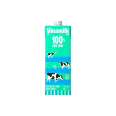 Sữa tươi tiệt trùng Vinamilk 100% KO ĐƯỜNG - Hộp 1L