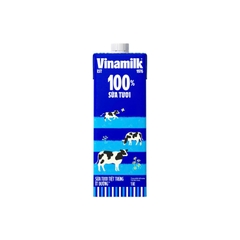 Sữa tươi tiệt trùng Vinamilk 100% ÍT ĐƯỜNG - Hộp 1L