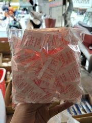 Túi hút ẩm SILICA Gel ĐỎ 1G - Gói ~100gr (~87-90c) | 1GD100