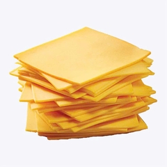 Phô mai cắt LÁT màu CAM DAIRYMONT - Cây 1kg (84 lát)