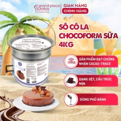 Socola Chocoform Sệt SỮA CCT Puratos - Xô 4kg