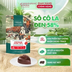 Socola Nguyên Chất NÚT ĐEN 58% ASIA Puratos - Gói 1kg