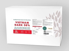 Socola Nguyên Chất NÚT ĐEN 58% Asia Puratos - Gói 1kg