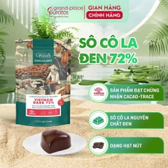 Socola Nguyên Chất NÚT ĐEN 72% Asia Puratos - Gói 1kg