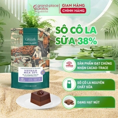Socola Nguyên Chất NÚT SỮA 38% Asia Puratos - Gói 1kg