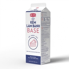 RICH - Kem làm bánh Whip TOPPING BASE - Hộp 907gr