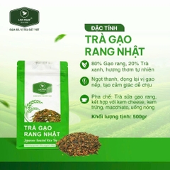 Trà Gạo Rang Nhật Lộc Phát - Gói 500gr