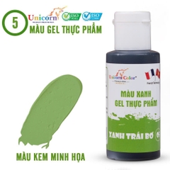 D05 - Màu GEL Unicorn 28gr - Màu Xanh Trái Bơ