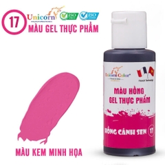 D17 - Màu GEL Unicorn 28gr - Màu Hồng Cánh Sen