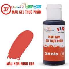 D32 - Màu GEL Unicorn 28gr - Màu Cam Đào