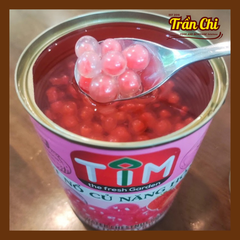Hạt nổ Củ Năng HỒNG TIM - Lon 560gr