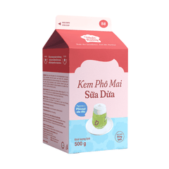 B8 - Kem Phô Mai SỮA DỪA Nhất Hương - Hộp 500gr