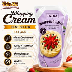 Kem Whipping Cream TATUA 36% - Túi 1L
