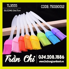 CSM17 - CHỔI quét silicone, CÁN NHỰA MỜ - Size NHỎ 17CM (1/6)