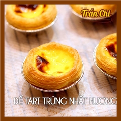 Đế bánh TART TRỨNG Nhất Hương - Bịch 650gr (30 đế, kèm đế bạc)