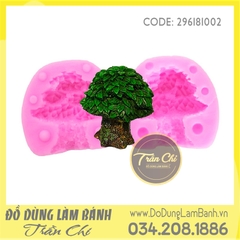 Khuôn silicone Cây đại thụ (2 mảnh)