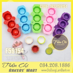 Khuôn silicone vỉ LY, CHẬU 3D 3c lớn (F59154)