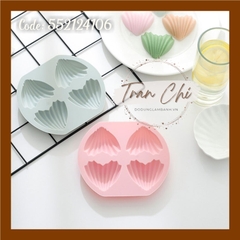 VT1251 - Khuôn silicone vỉ Trái Tim SỌC 4c (18/11)