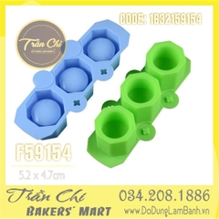 Khuôn silicone vỉ LY, CHẬU 3D 3c lớn (F59154)