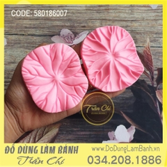 Khuôn silicone BỘ ép vân LÁ SEN NHỎ 2c (V1486)