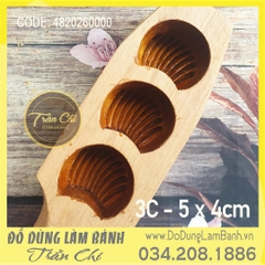 Khuôn gõ bánh HÁ CẢO GỖ 3c