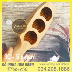 Khuôn gõ bánh HÁ CẢO GỖ 3c