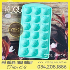 KD35 - Khuôn nhựa VT - Mặt HEO 18c (16/6)